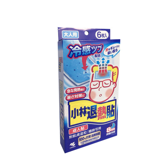 Kobayashi Seiyaku Cooling Gel Sheet Adult 6piece