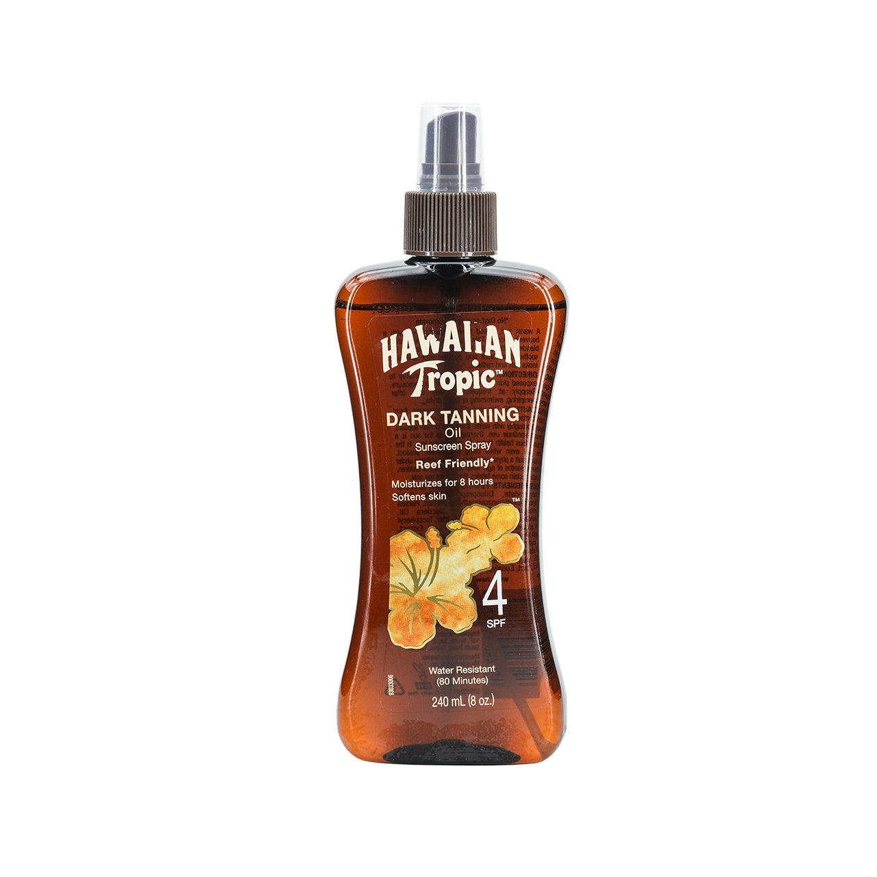 Hawaiian Tropic SPF4 Dark Tanning Oil Sunscreen Spray 240ml | Sasa Global eShop