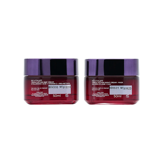 L'Oreal Paris Revitalift Day + Night Cream Set 2pcs | Sasa Global eShop
