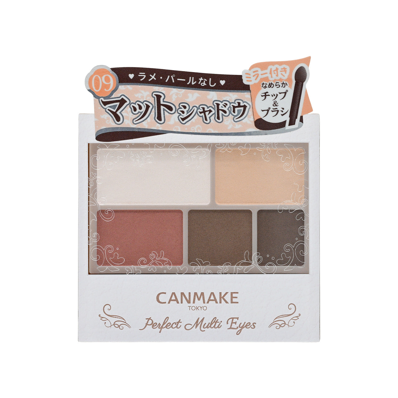 Canmake Perfect Multi Eyes #09 Rosé Panna Cotta 1pc | Sasa Global