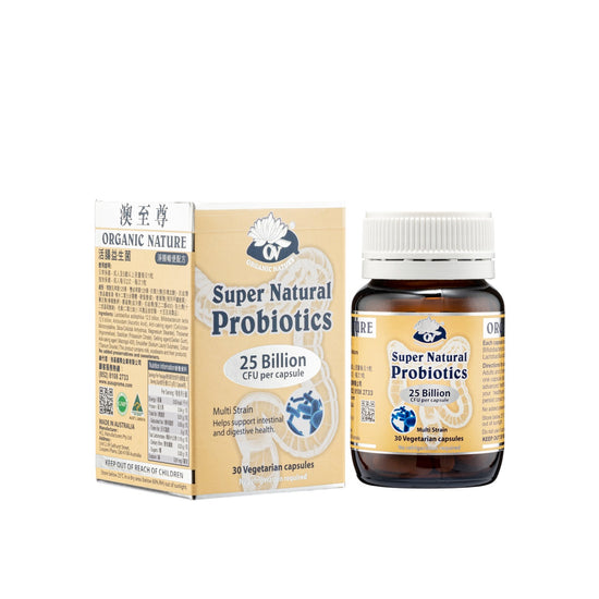 Organic Nature Super Natural Probiotics 30 Capsules