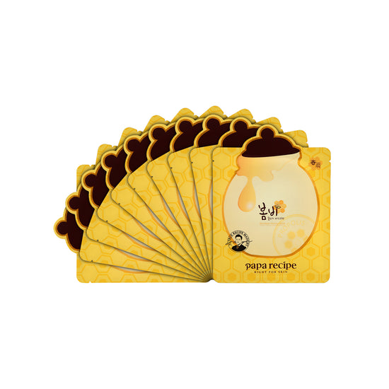 Papa Recipe Bombee Honey Mask Pack 10PCS