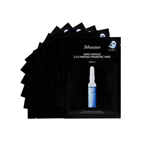 JMsolution Water Luminous S.O.S. Ampoule Hyaluronic Mask 30ml x 10pcs