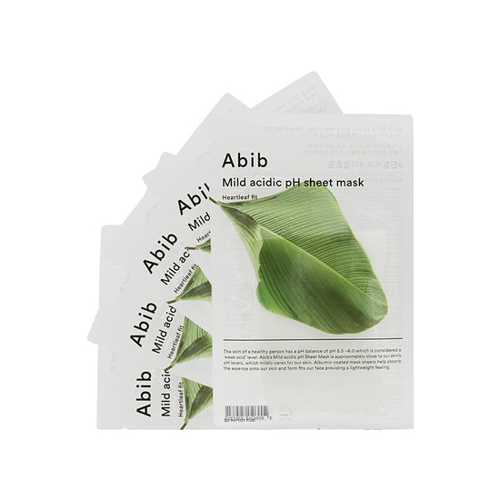Abib Mild Acidic Ph Mask - Heartleaf 5PCS