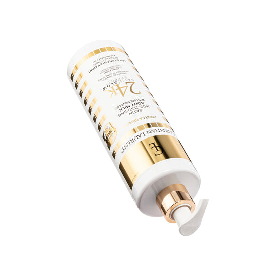 Christian Laurent Satin Moisturizing Body Milk With Golden Dust 350ML | Sasa Global eShop