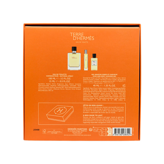 Hermès Terre d'Hermès Parfum gift set 3pcs