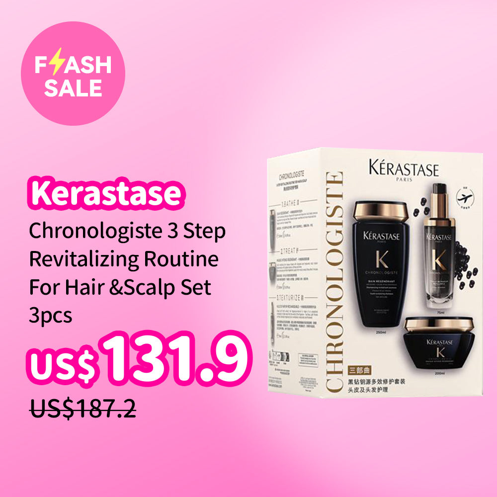 Kerastase Chronologiste 3 Step Revitalizing Routine For Hair Scalp