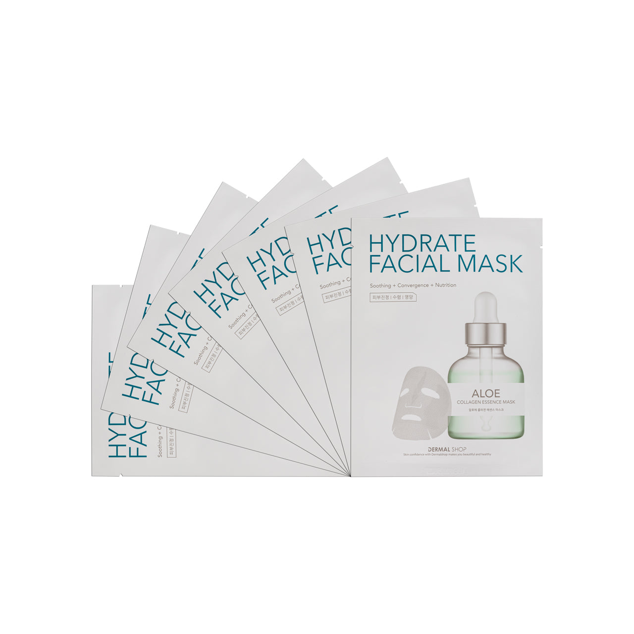Dermal Shop Hydrate Facial Mask Aloe 7PCS | Sasa Global eShop