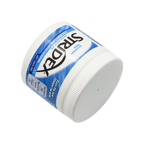 Stridex Alcohol Free Salicylic Acid 1% Essential with Vitamins Acne Pads 55pcs