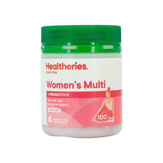 Healtheries Women's Multi with Probiotics 100 Tablets | Sasa Global eShop