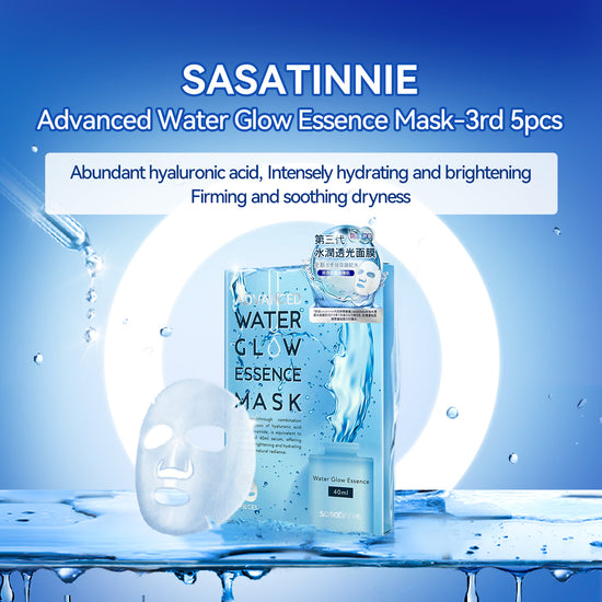 Sasatinnie Advanced Water Glow Essence Mask - 3rd 5pcs x2