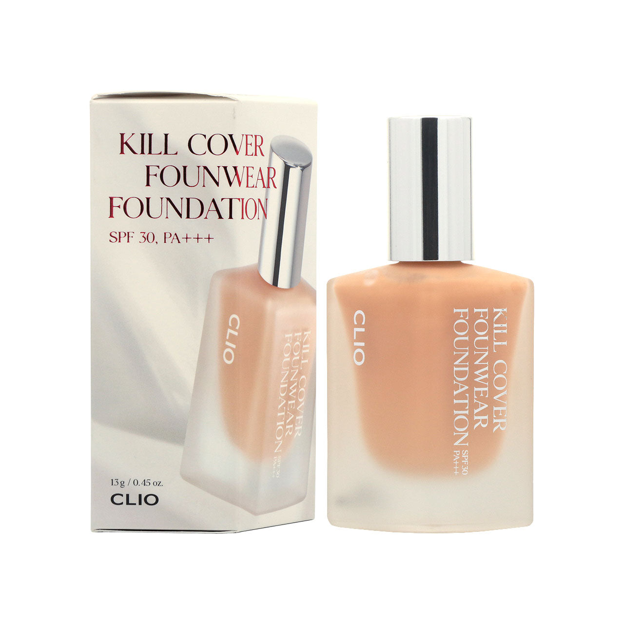 Clio SPF30 PA+++ Mini Kill Cover Founwear Foundation #04 Ginger