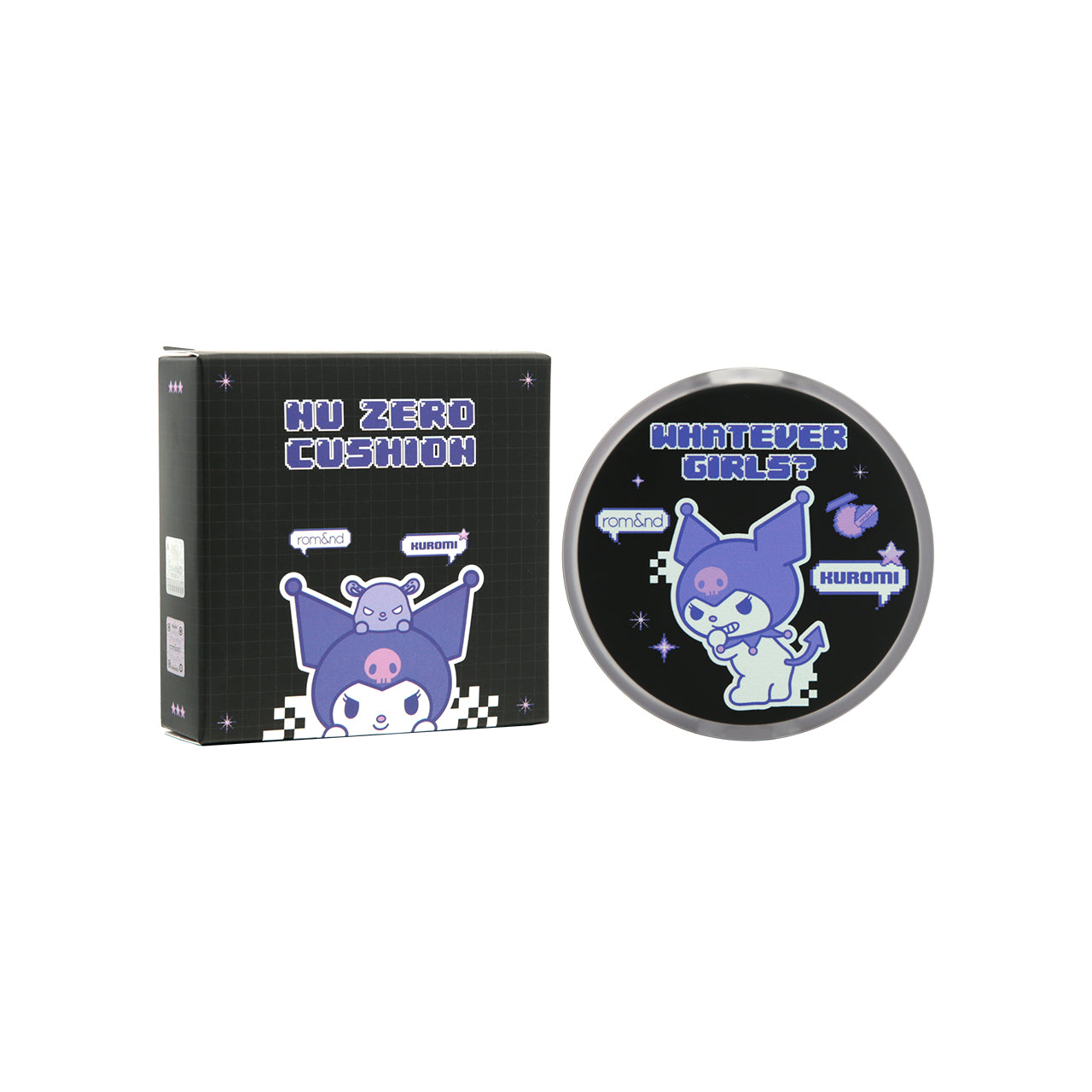 Rom&nd SPF24 PA++ Sanrio Kuromi Nu Zero Cushion #03 Nature 21 15g