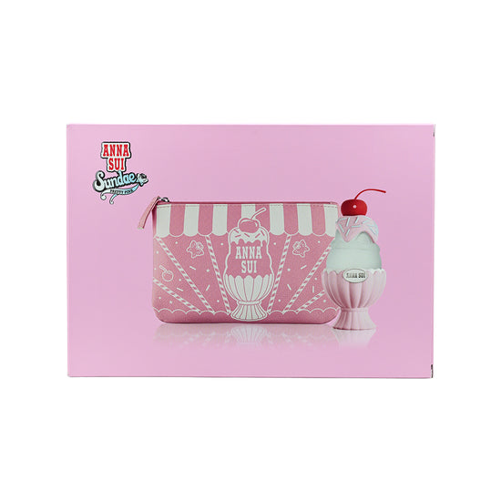 Anna Sui Sundae Pretty Pink Eau De Toilette Set 2pcs