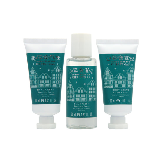 The Somerset Toiletry Company Blue Coming Home For Christmas Set