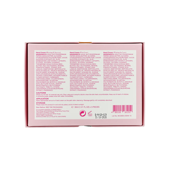 MissCarol Floral Hand Cream Set 3pcs | Sasa Global eshop