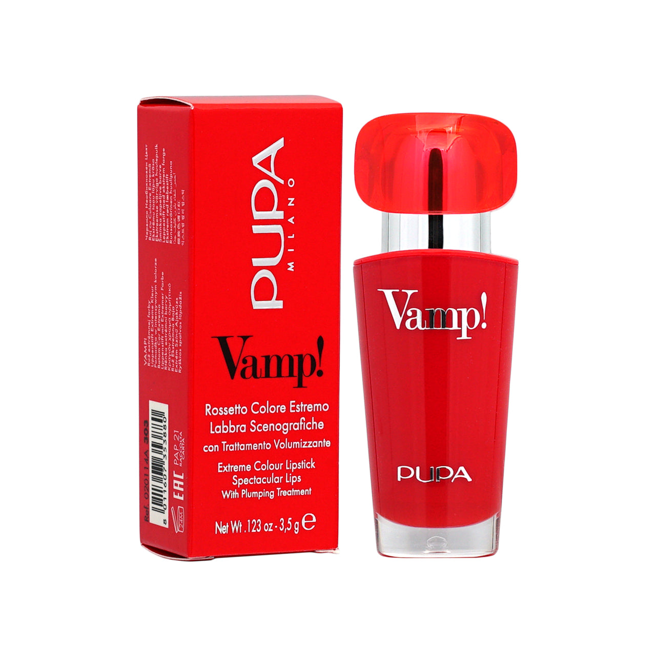 Pupa Vamp! Lipstick #303 Iconic Red 3.5g | Sasa Global eshop