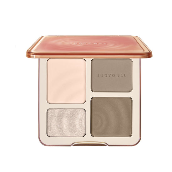 Judydoll 2 IN 1 Highlighter Contour Palette #01 1pc