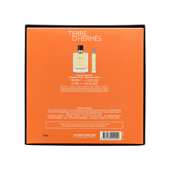 Hermes Terre D'Hermes Eau de Toilette Set 2pcs
