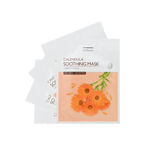Soo Beauté Calendula Soothing Mask 5pcs