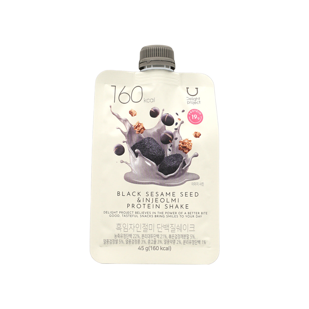 Olive Young Delight Project Black Sesame &Injeolmi Protein Shake