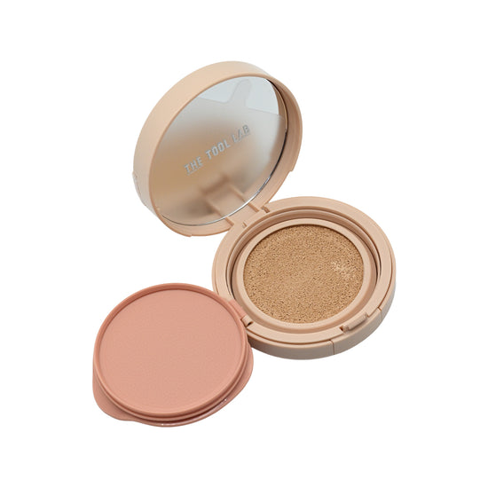 The Tool Lab Stamp Skinfit Cushion Glow + Brush #21 Ivory 1set