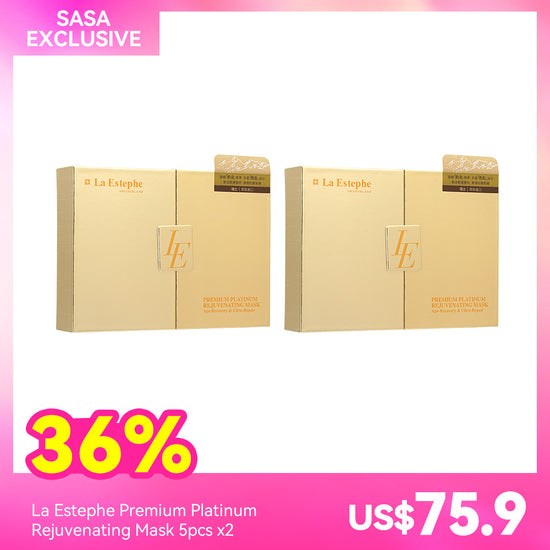 La Estephe Premium Platinum Rejuvenating Mask 5pcs x2
