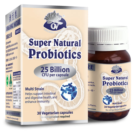 Organic Nature Super Natural Probiotics 30 Capsules Organic Nature