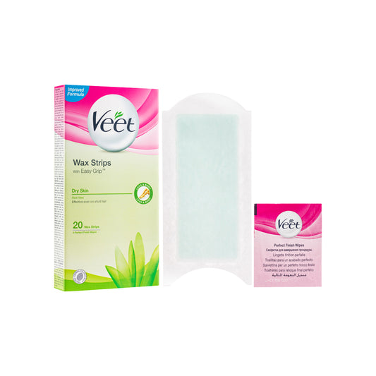 Veet Cold Wax Strips For Sensitive Skin 20PCS