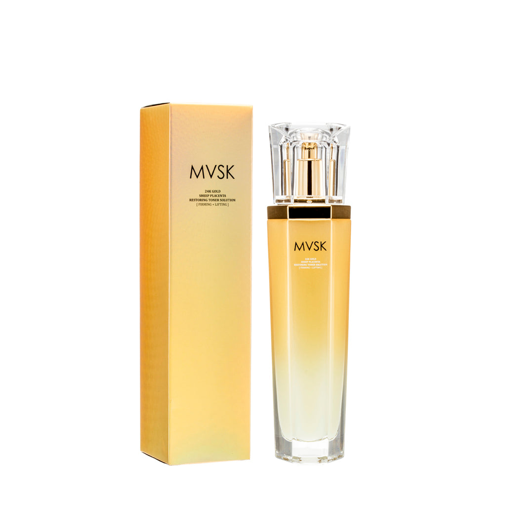 Mvsk 24K Gold - Sheep Placenta Restoring Toner Solution Unique