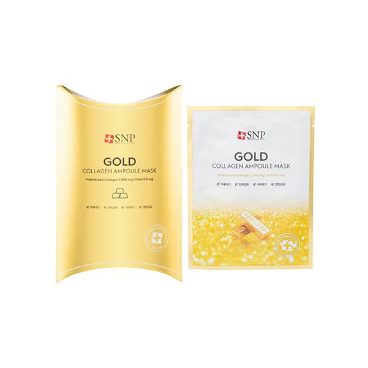 Snp Gold Collagen Ampoule Mask 25ML X 10PCS