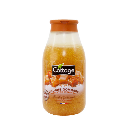 Cottage Exfoliating Shower Gel - Sweet Caramel 270ml