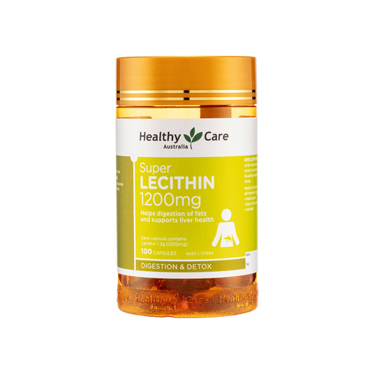 Healthy Care Lecithin 1200 100 Capsules