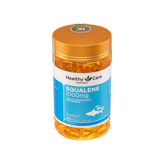 Healthy Care Squalene 1000Mg 200 Capsules | Sasa Global eShop