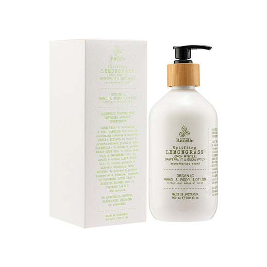 Urban Rituelle Lemongrass, Lemon Myrtle, Grapefruit & Eucalyptus Organic Hand & Body Lotion 500ML | Sasa Global eShop