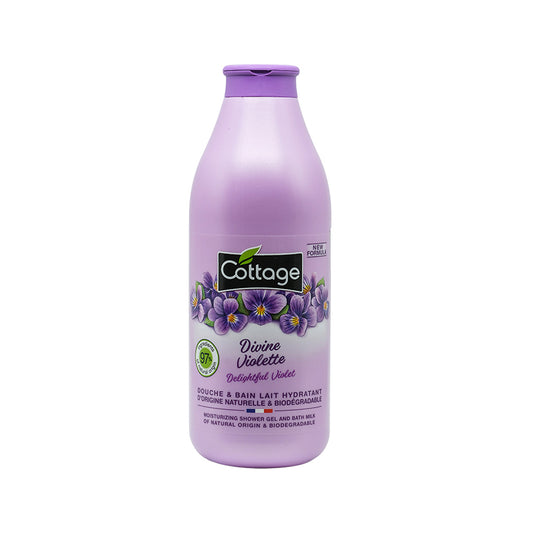 Cottage Moisturizing Shower Gel And Bath Milk Violet 750ML