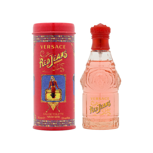 Gianni Versace Red Jeans Women Eau de Toilette Natural Spray 75ml