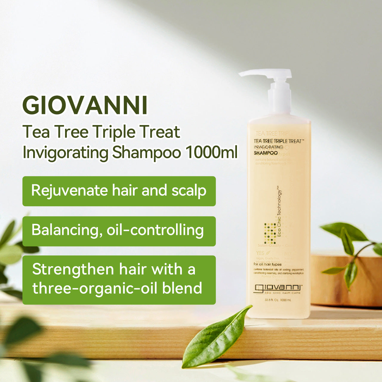 Tea Tree Triple Treat Invigorating Shampoo