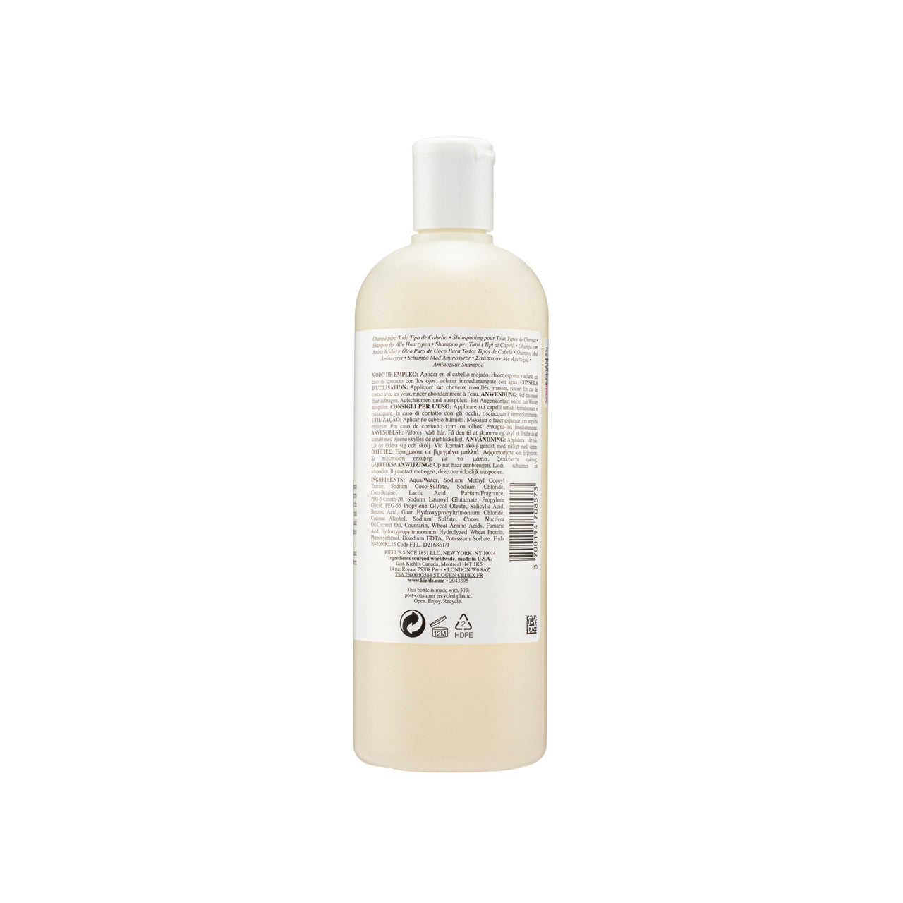Kiehl’s Amino Acid Shampoo 500 ML | Sasa Global eShop