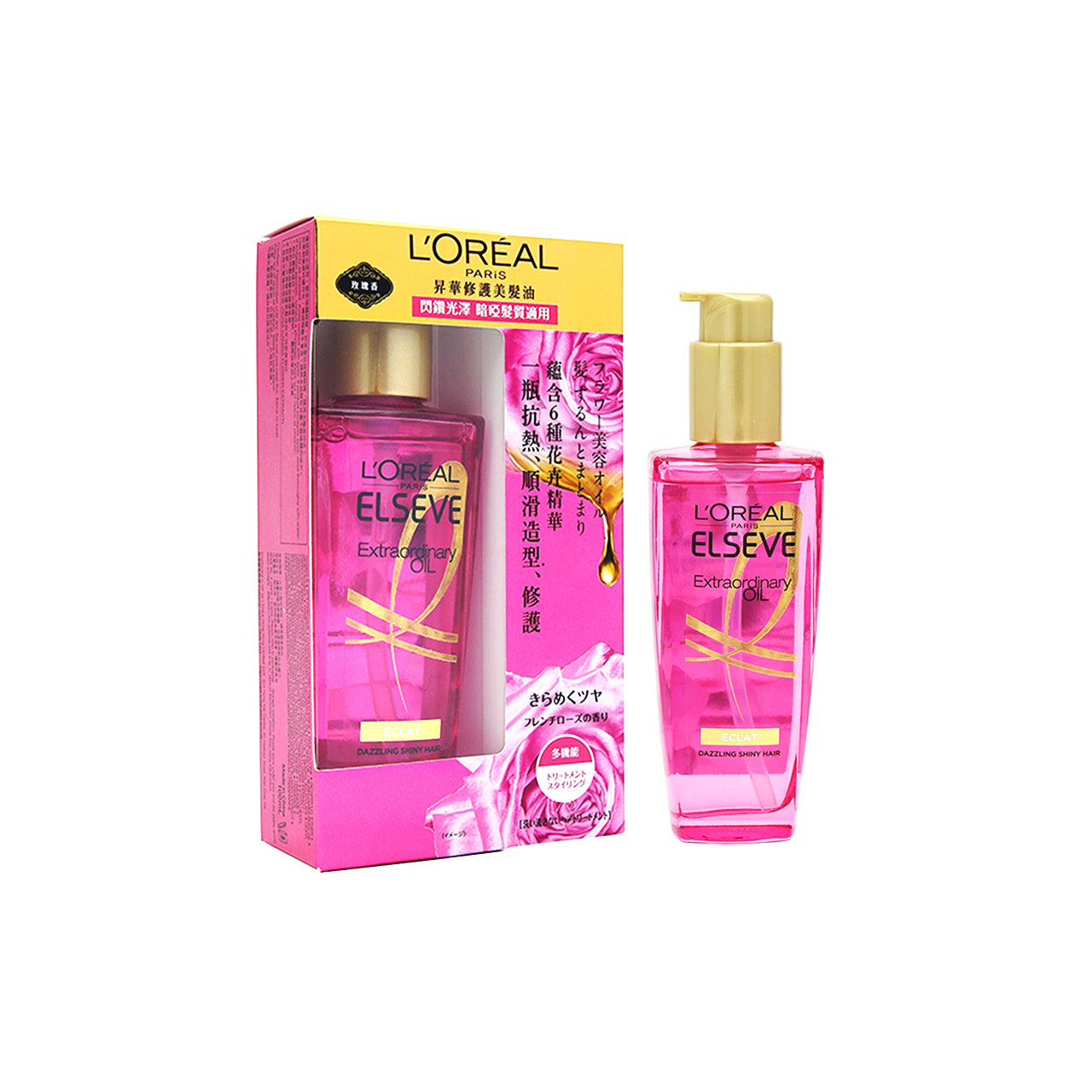 L'Oreal Paris Extraordinary Oil Infusion Oil Rose 100ml For Dull and Dry Hair 100ml