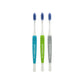 Lion Systema Toothbrush Spiral Bristle Compact Head 3pcs