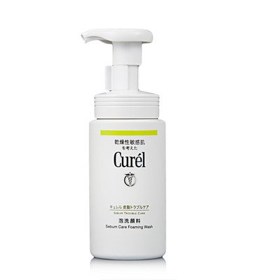 Curel 深层控油保湿泡沫洁面乳 (150毫升)