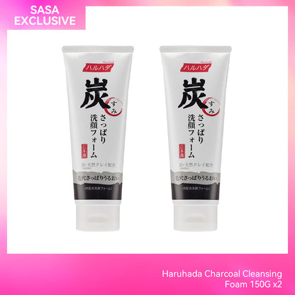 Haruhada Charcoal Cleansing Foam 150G x2