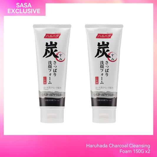 Haruhada Charcoal Cleansing Foam 150G x2