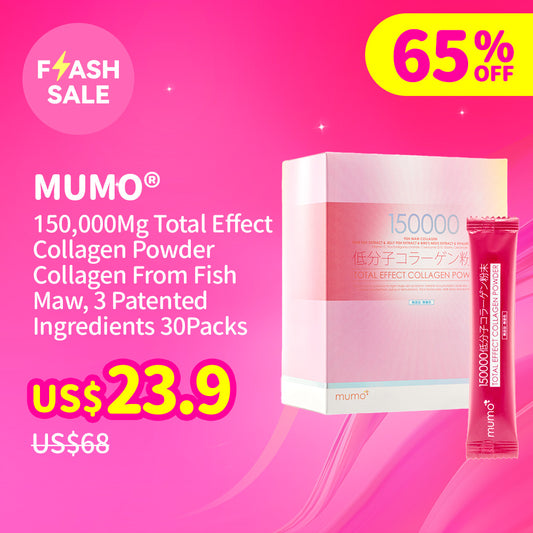 Mumo®150,000Mg Total Effect Collagen Powder Collagen From Fish Maw, 3 Patented Ingredients 30Packs