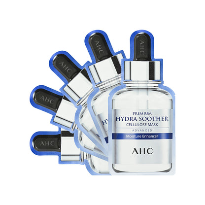 A.H.C Premium Hydra Soother Cellulose Mask 5PCS