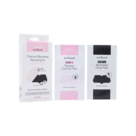 Soo Beaute Charcoal Blackhead Removing Kit 4PairS
