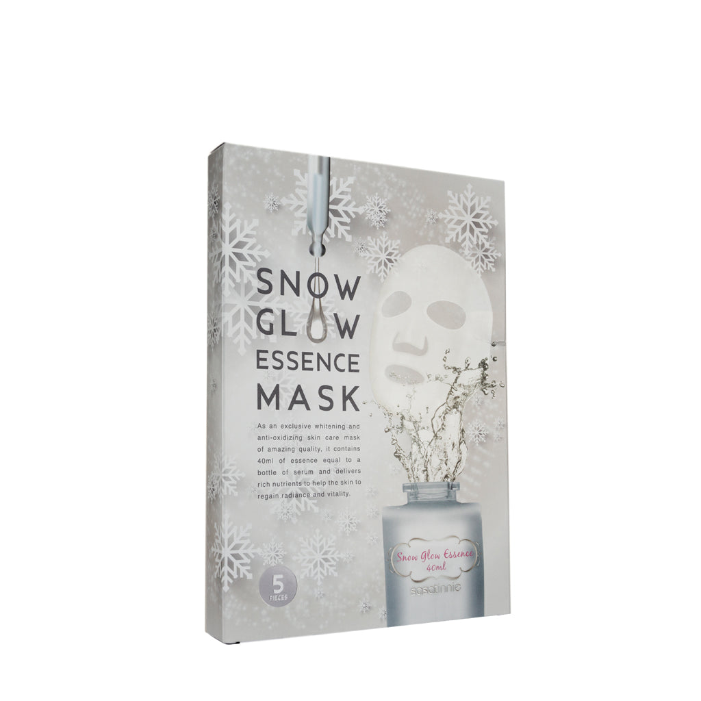 Sasatinnie Snow Glow Essence Mask 5PCS | Sasa Global eShop