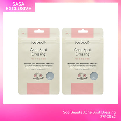 Soo Beaute Acne Spot Dressing 27PCS X2