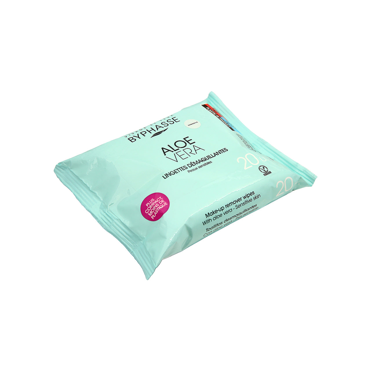 Byphasse Aloe Vera Make-Up Remover Wip 20pcs